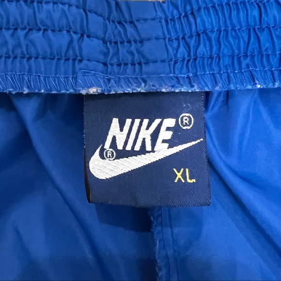 Vintage Nike Windbreaker Pants Royal Blue Men’s XL Extra Large Drawstring 34X34 - Picture 9 of 16